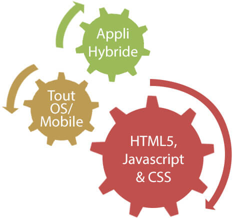 Application mobile hybride