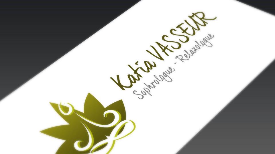 creation de logo du sophrologue katia vasseur