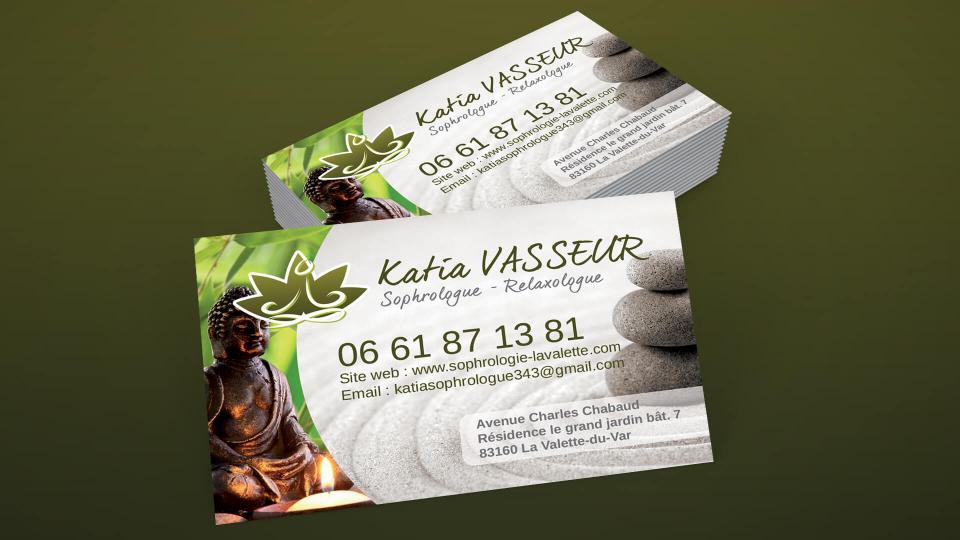 creation de cartes de visite katia vasseur