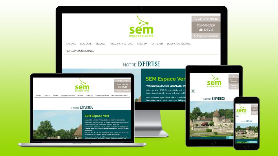 creation site internet espace vert