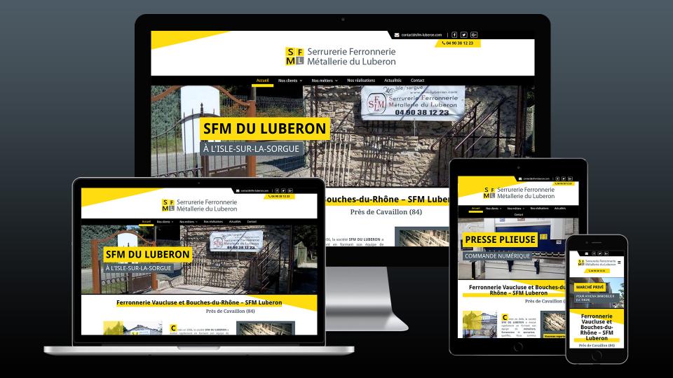 creation site internet serrurerie ferronnerie metallerie