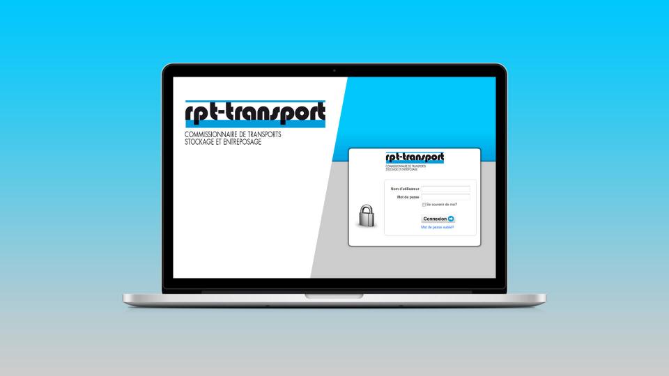 developpement web application rpt transport