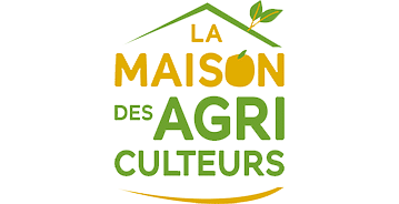 Logo de la Maison des Agriculteurs. Création de site internet institutionnel et communication digitale pour l'agriculture par l'agence web Azuracom Avignon.